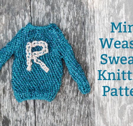 Free Mini Ronald Weasley Sweater Knitting Pattern #harrypotter - Rae Gun Ramblings