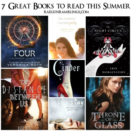 Great Summer reading list. Good variety and perfect books for vacation - Rae Gun Ramblings