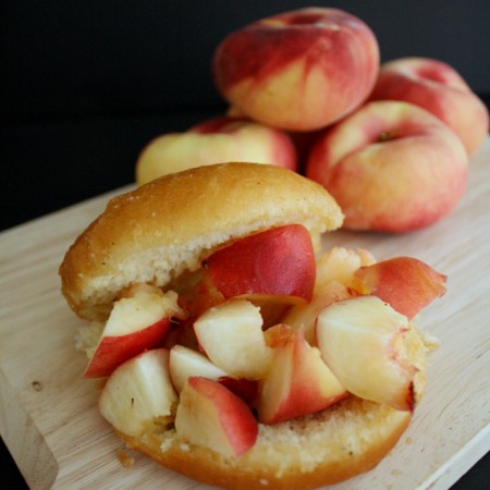 Peach Donuts Recipe inspired by the famous Donut Man - Rae Gun Ramblings