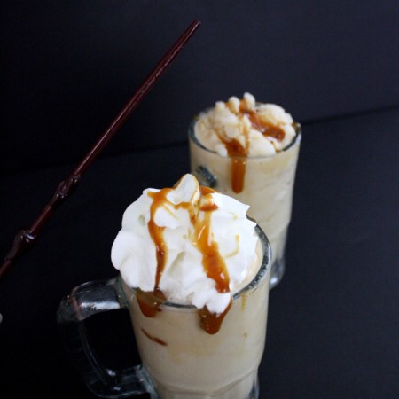 Accio Butterbeer. Frozen Butterbeer Recipe from Rae Gun Ramblings