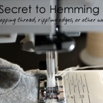 The secret to hemming knits. It's the type of thread you use! Rae Gun Ramblings