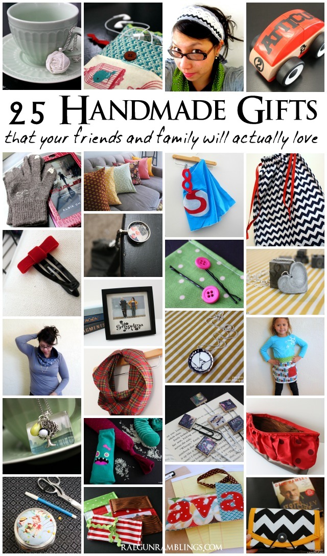 Great list of handmade gift tutorials all easy and inexpensive - Rae Gun Ramblings