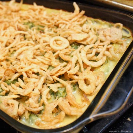 love this easy green bean casserole recipe it's my go to fir Thanksgiving - Rae Gun Ramblings