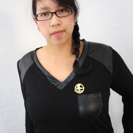 How to make your own faux leather paneled Hunger Games inspired shirt - Rae Gun Ramblings