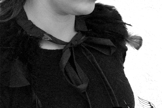 Hunger Games Katniss inspired feather collar tutorial