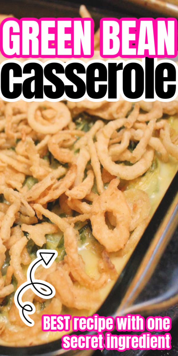 world's best green bean casserole. The extra little ingredient really takes it over the top.