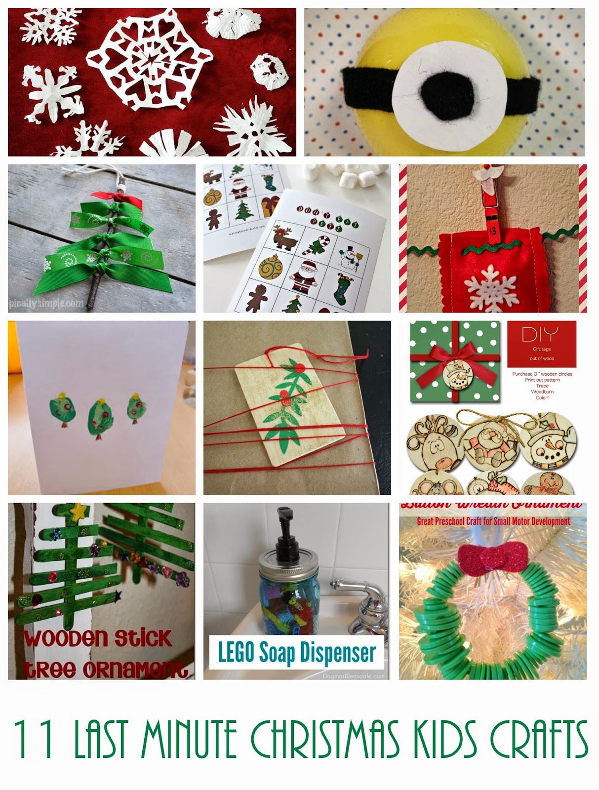 11 Christmas Kids Crafts