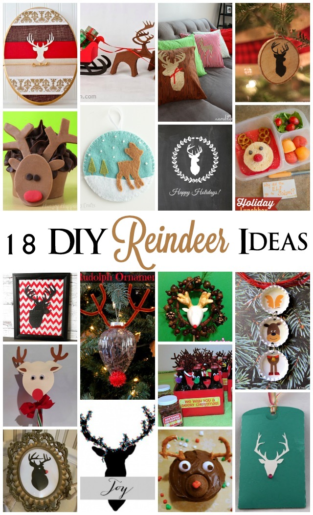 Great deer and reindeer tutorials, recipes and craft ideas - Rae Gun Ramblings