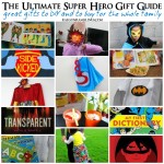 Great list of gifts to buy or diy for all Super Hero fans - Rae Gun Ramblings