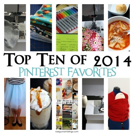 10 Most Pinned Recipes, Craft Tutorials, Sewing Tips and More of 2014