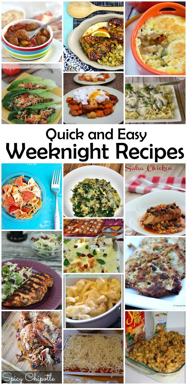 Lots of quick and easy recipes perfect for weeknight dinners - Rae Gun Ramblings