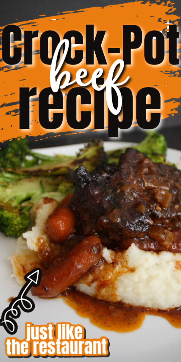 Delicious and easy Crockpot Beef and gravy recipe for 2 or more