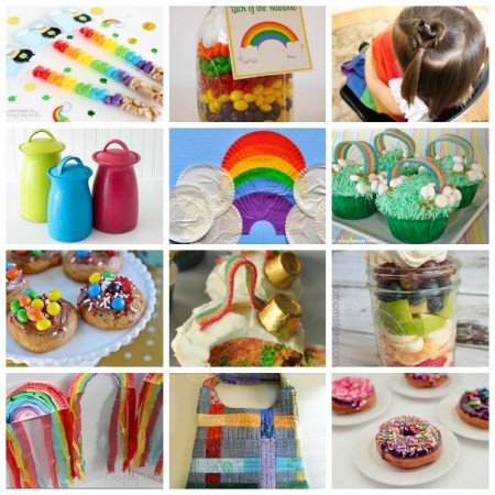 Great Rainbow crafts, recipes and more perfect for St. Patrick's Day