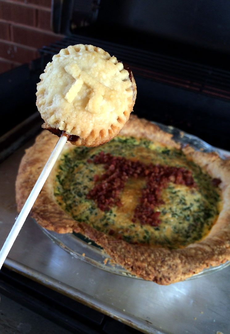 Pi-Day- quiche and mini pie pops