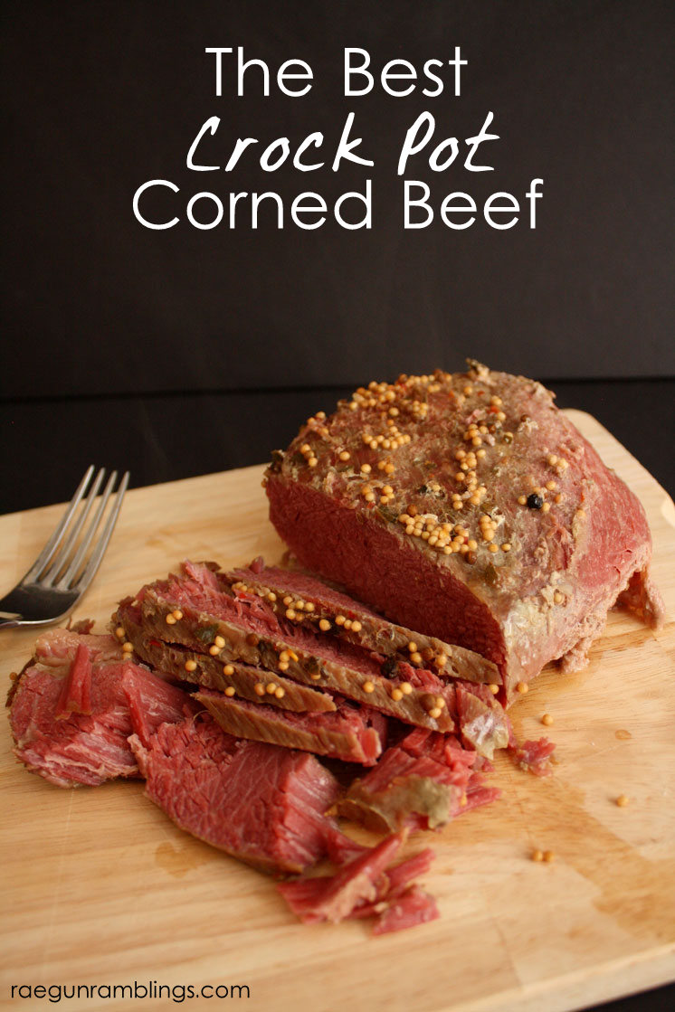 This is how I cook my corned beef (in the crock pot) for St. Patrick's Day every year and it works great!