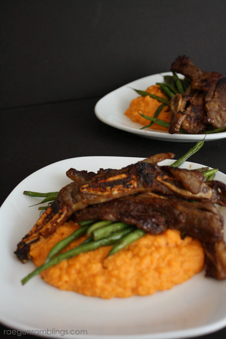korean-bbq-and-mashed-sweet-potatoes