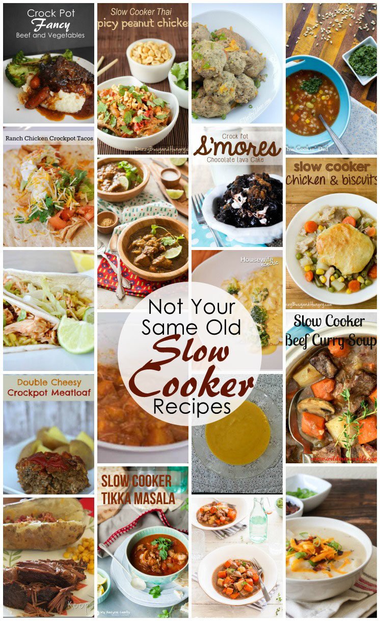 Great collection of interesting and different slow cooker and crock pot recipes perfect for weeknights