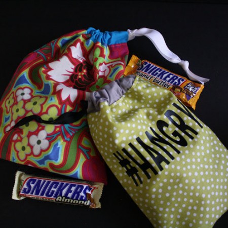 Quick and easy bag sewing tutorial. Great for gifts, snacks, and more.