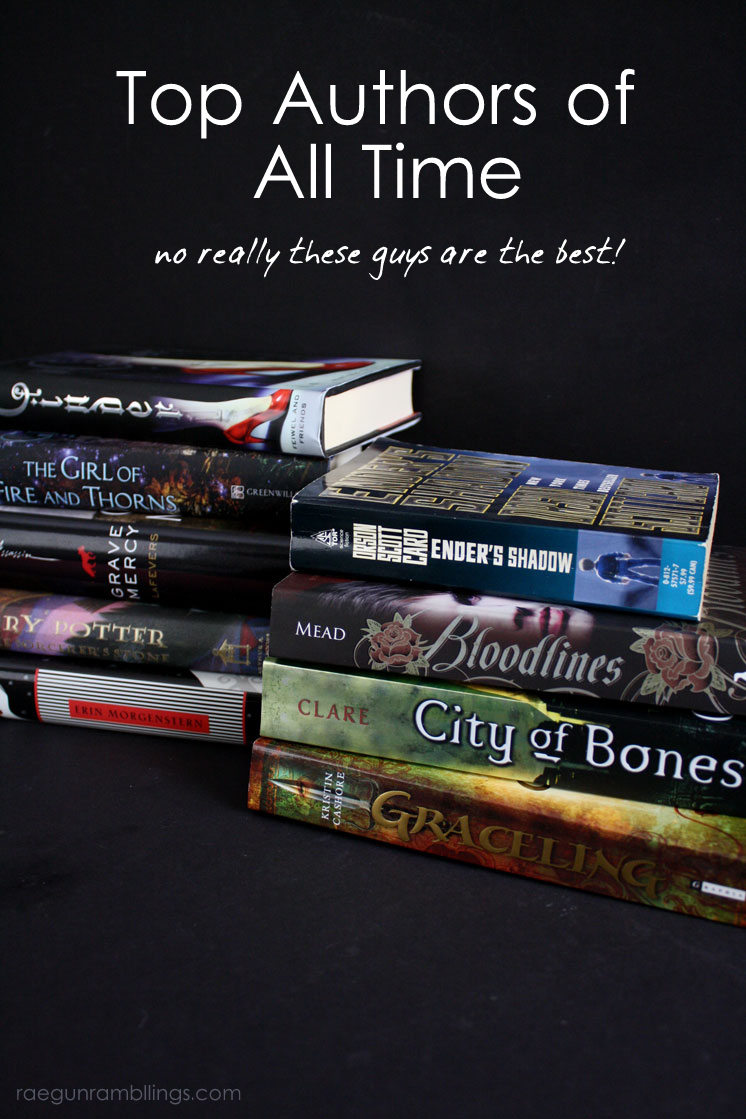Top Ten Authors Of All Time That s Right ALL TIME Rae Gun Ramblings