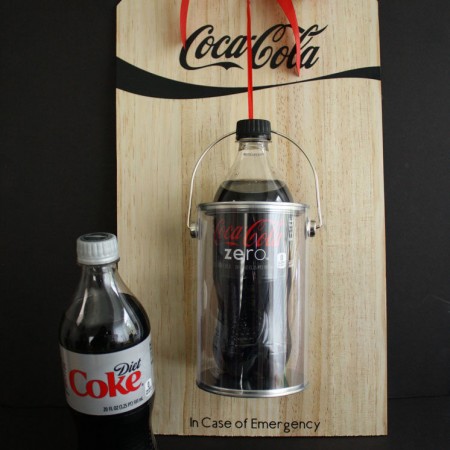 Great mom or teacher gift. Emergency Diet Coke Sign. Fast and easy tutorial.