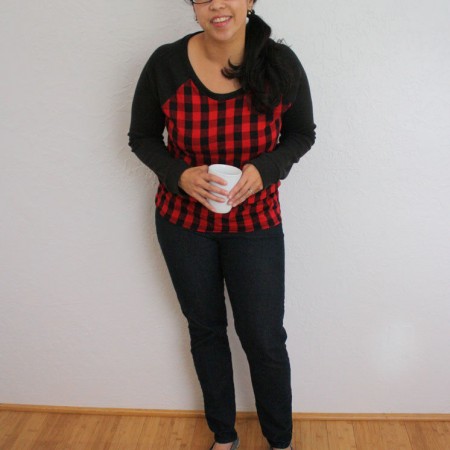 Super easy to wear and make DIY raglan for adults