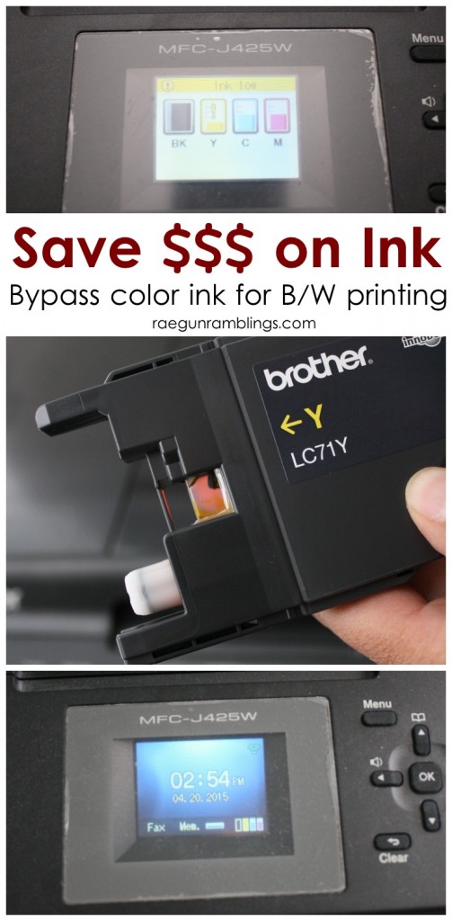 How to Bypass Color Ink to Print Grayscale Rae Gun Ramblings