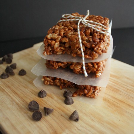 Hands down the BEST way to make rice krispie treats. We won't use any other recipe from now on.