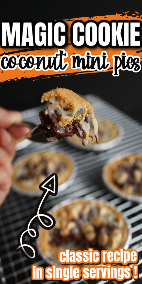 delicious coconut magic cookie mini pie recipe