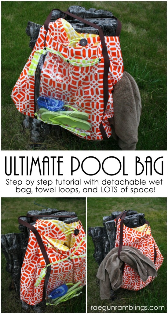 Ultimate Pool Bag Tutorial with Free Pattern Rae Gun Ramblings