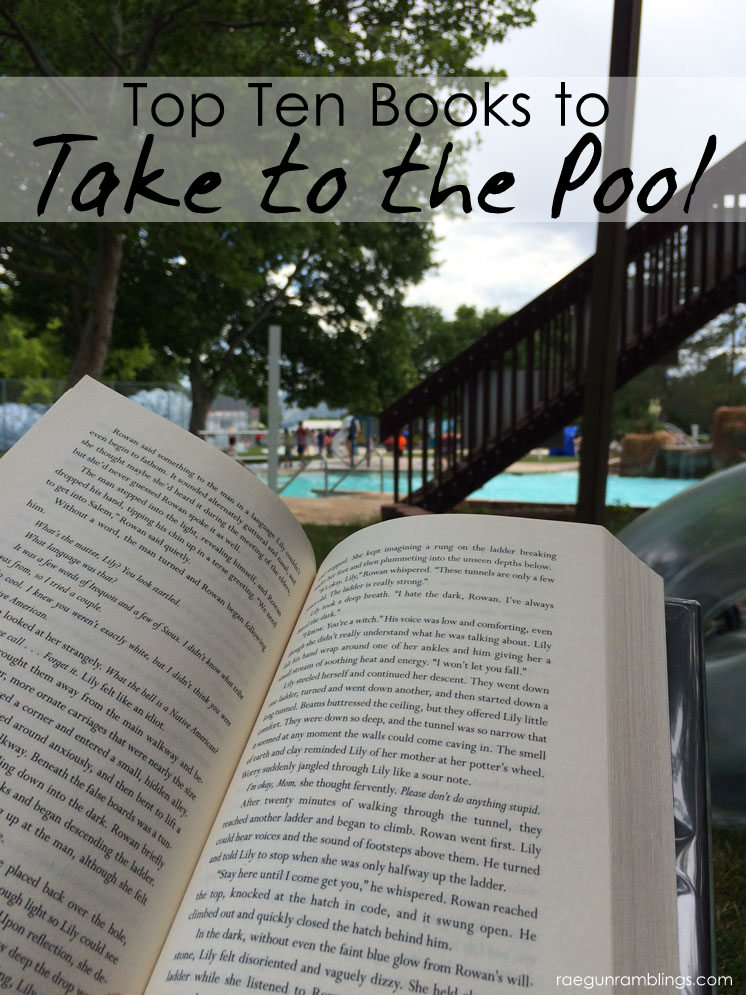 Great list of books to take to the pool Perfect for Summer reading.