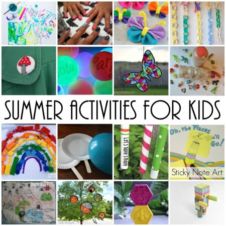 summer kid activities crafts and other boredom busters