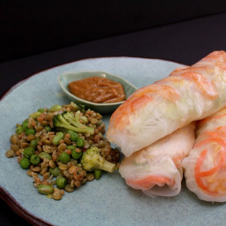 Delicious and healthy Vietnamese Summer Rolls recipe. Great way to get veggies and easy meal idea.