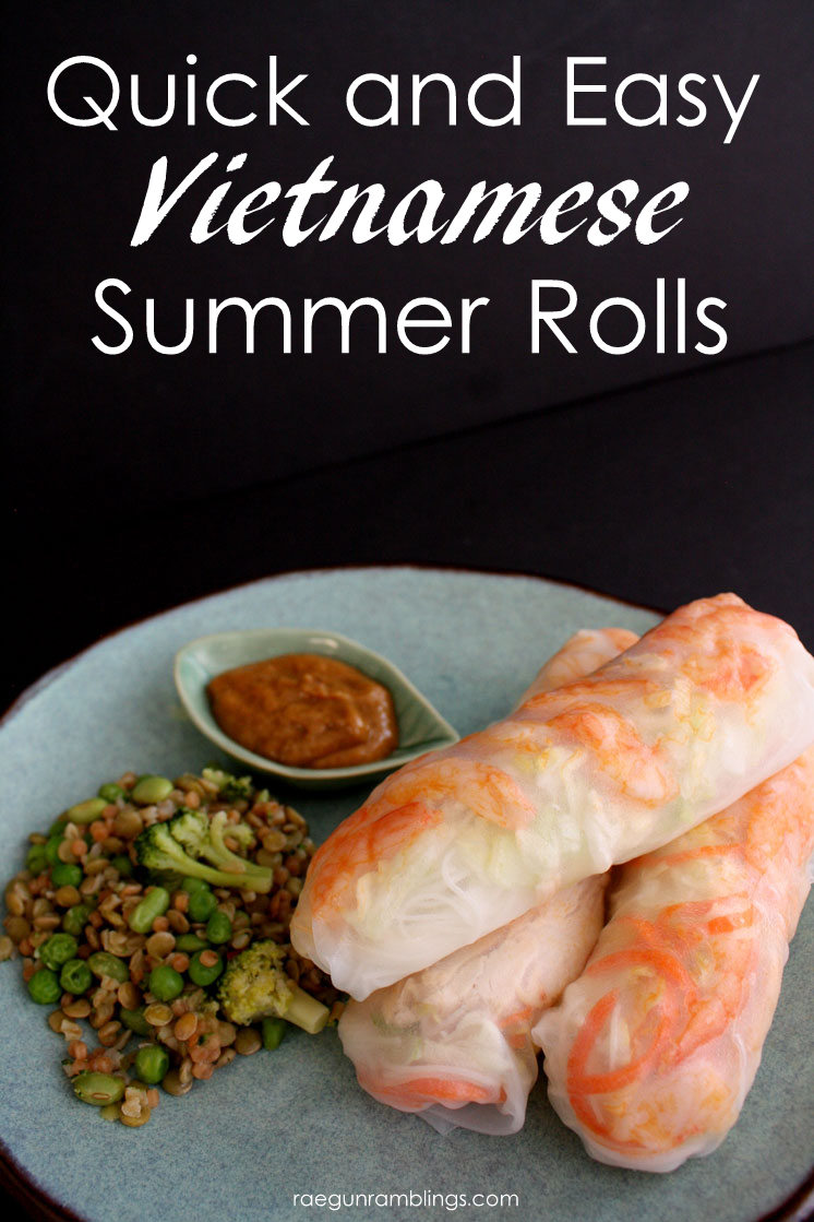 Love this recipe for fast and easy Summer Rolls. Great spin on the healthy Vietnamese meal.