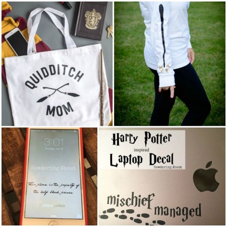 Free Harry Potter inspired printables, cell phone backgrounds, craft tutorials and more