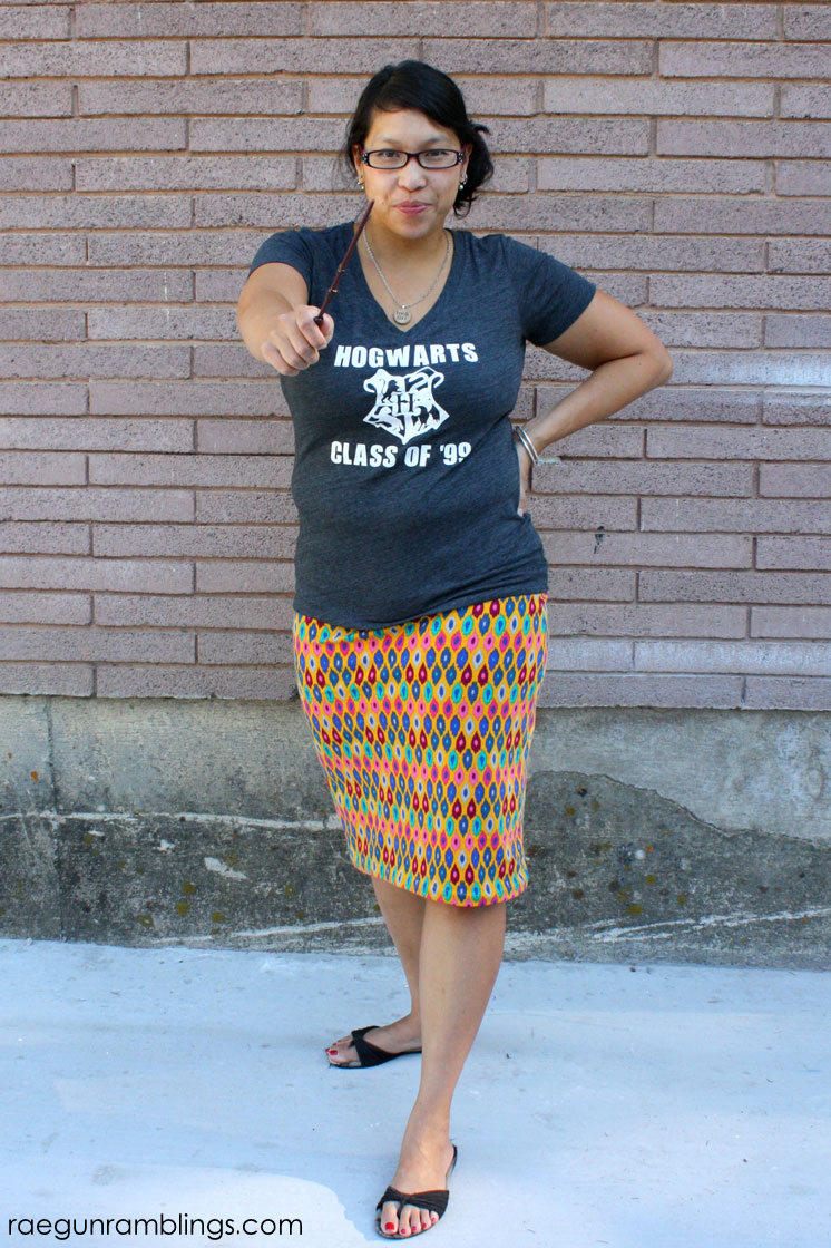 hogwarts alumn skirt and ikat knit diy skirt