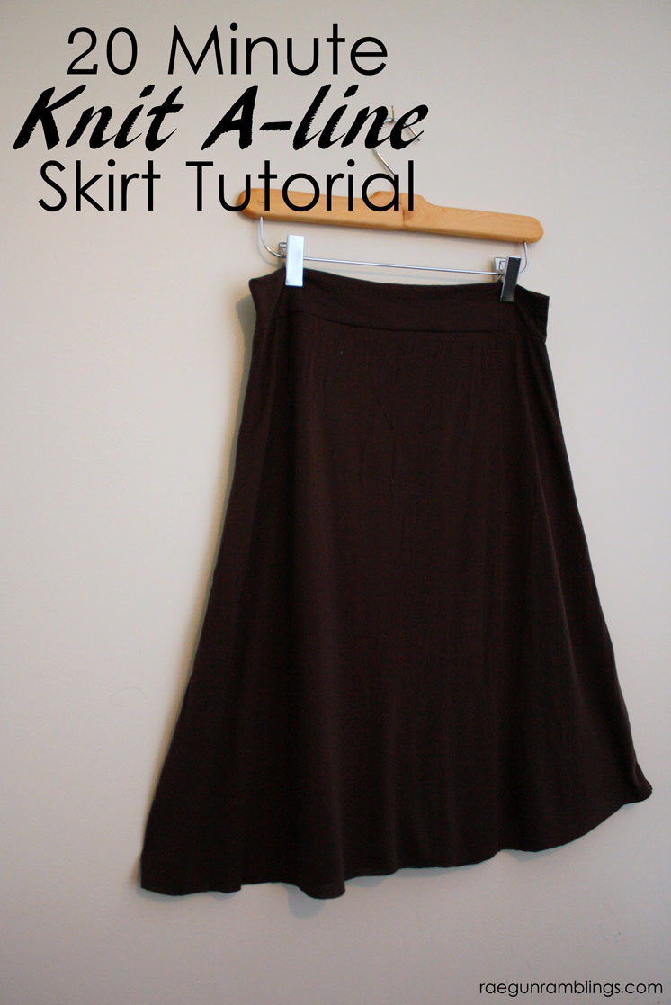 Hogwarts Textbooks Skirt and 20 Minute Knit A-line Skirt Tutorial - Rae ...