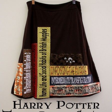 Must make Harry Potter inspired Text book skirt. Step by step tutorial instructions