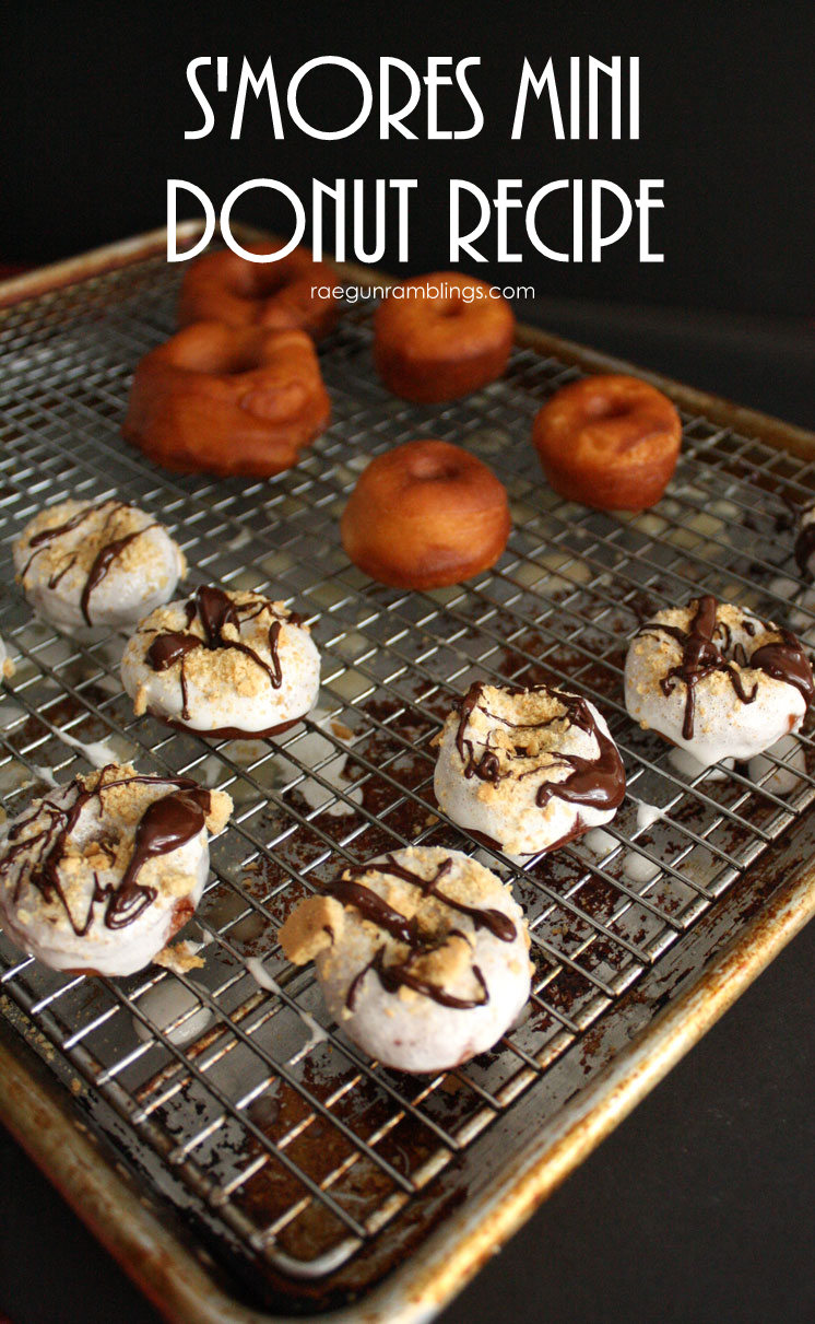 smores mini donut recipe