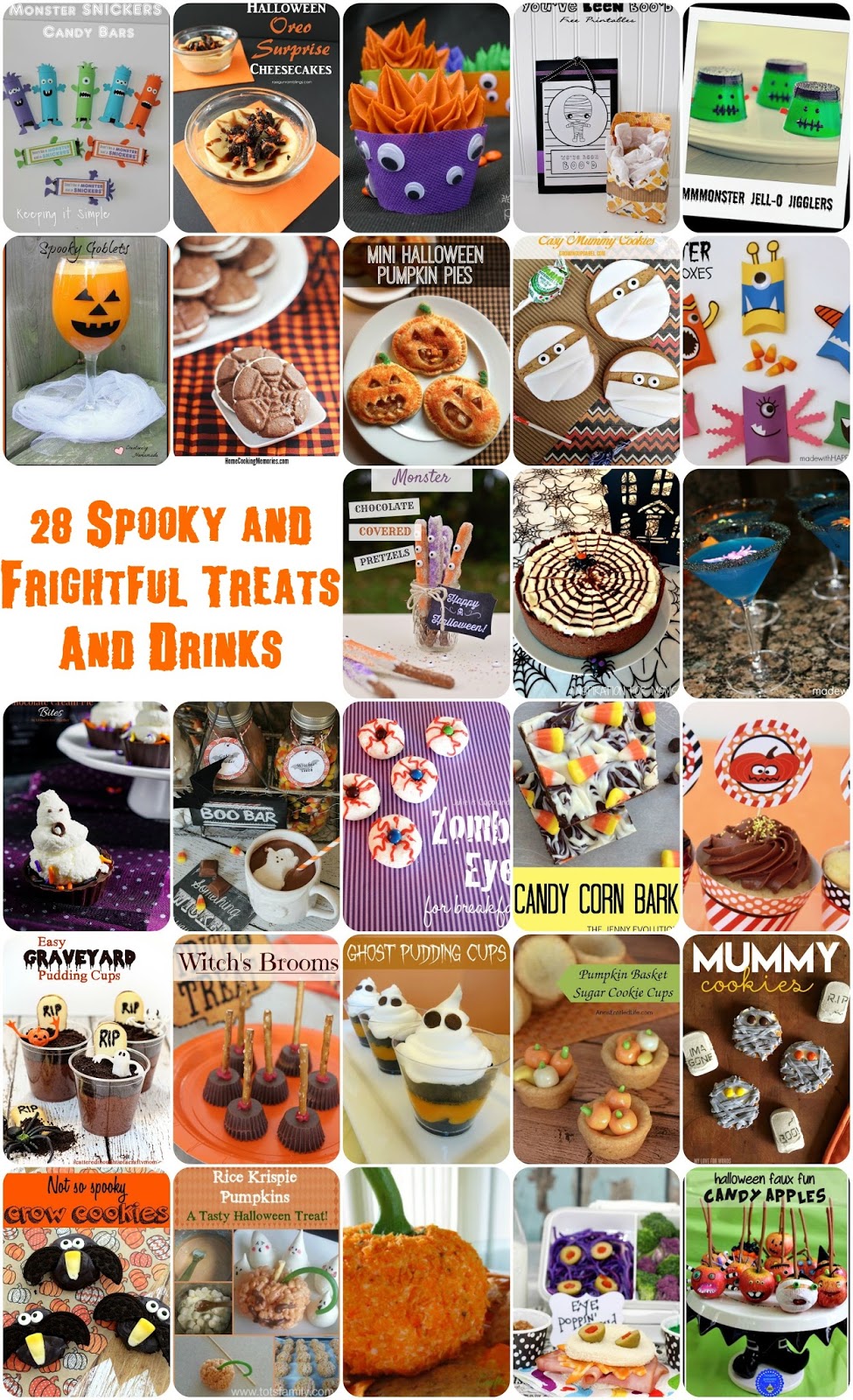 spooky and frightful treats