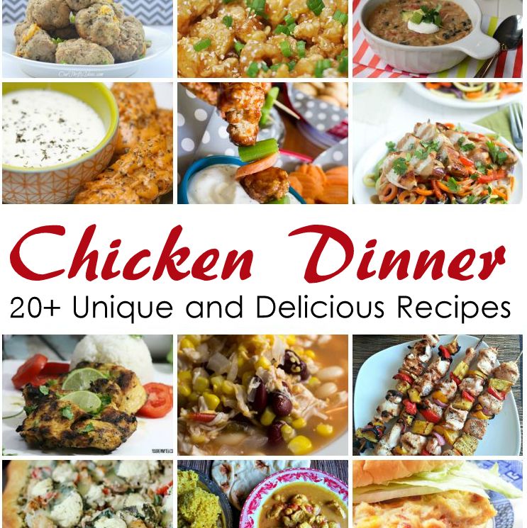 LOTS of yummy and unique chicken dinner recipe ideas - Rae Gun Ramblings