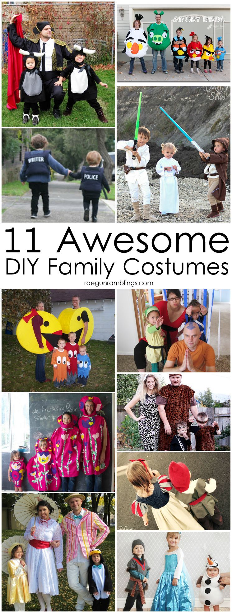 Family Costume Ideas + SOS Sewing Fails - Rae Gun Ramblings