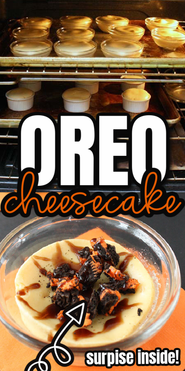 mini halloween themed Oreos baking and finished
