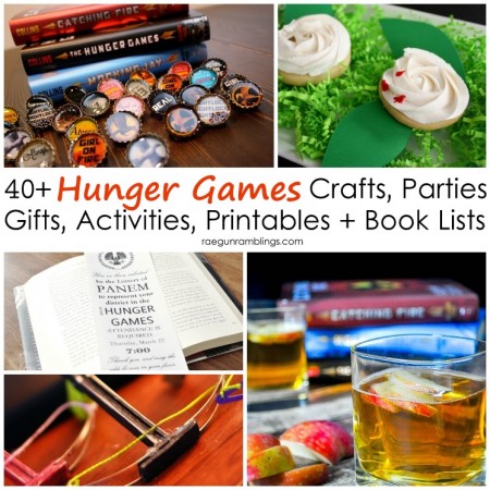 Must see projects, books, parties, recipes, and tutorials for fans of The Hunger Games books and movies