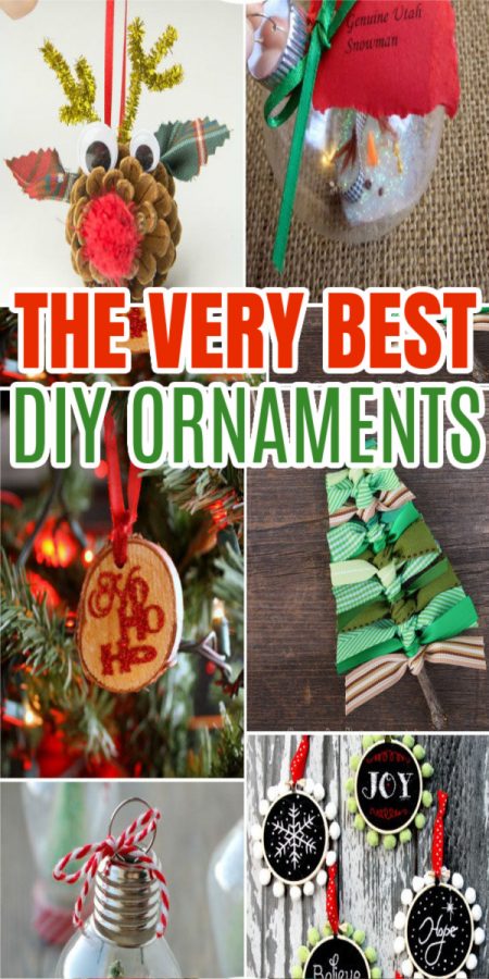 collage oh christmas ornaments