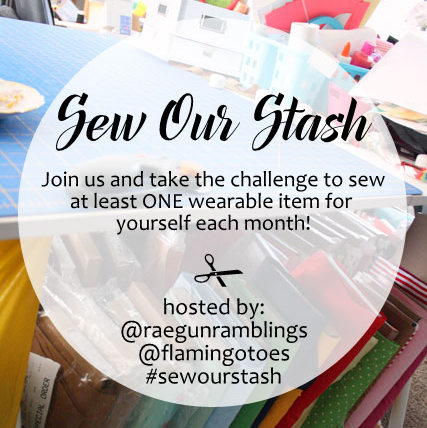 THis would be fun. Free sewing challenge that will get you sewing at least one new thing a month. sew our stash
