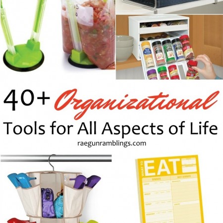 Over 40 awesome organizational tools to help get every aspect of life and home finally organized