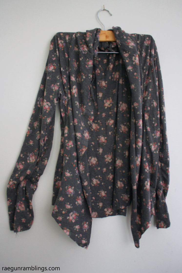 knock off forever 21 diy cardigan