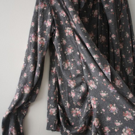 DIY floral cardigan a knock off Forever 21 sewing project