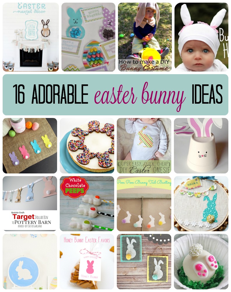 16-Adorable-Easter-Bunny-Ideas great crafts, diy, party and easter projects