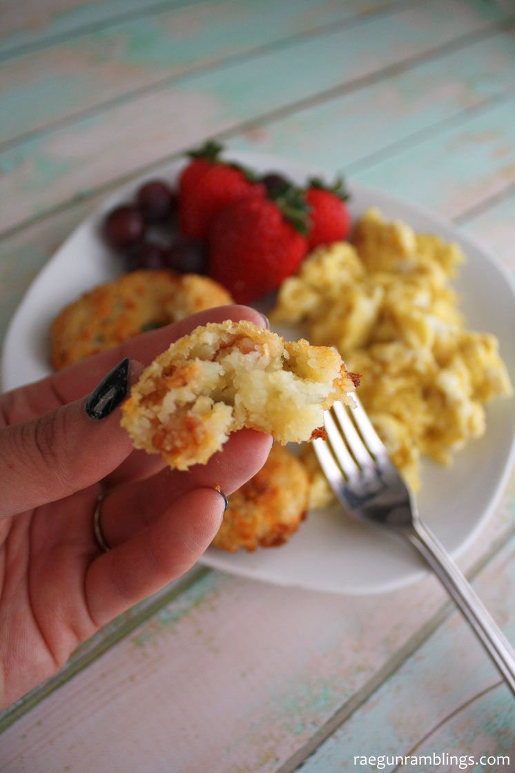 Breakfast potato bacon and cheese croquettes recipe